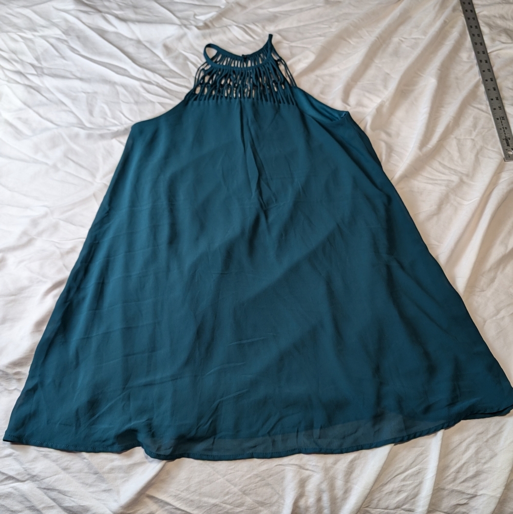 Lulus small teal dress